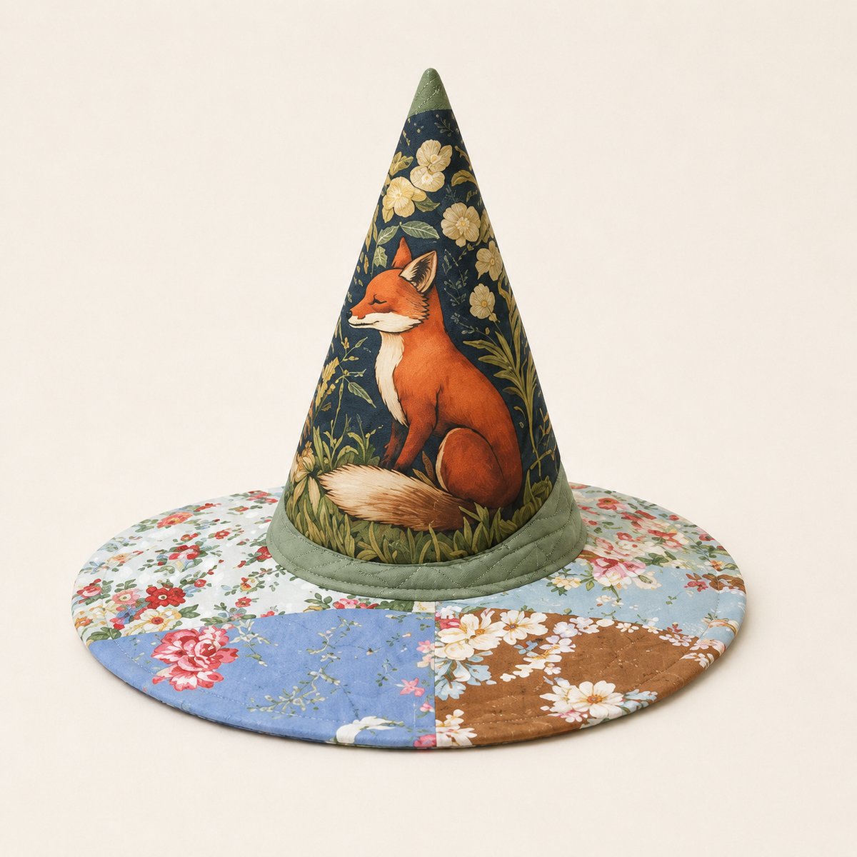 Quilted Patchwork Witch Hat – Choose Your Magical Pattern