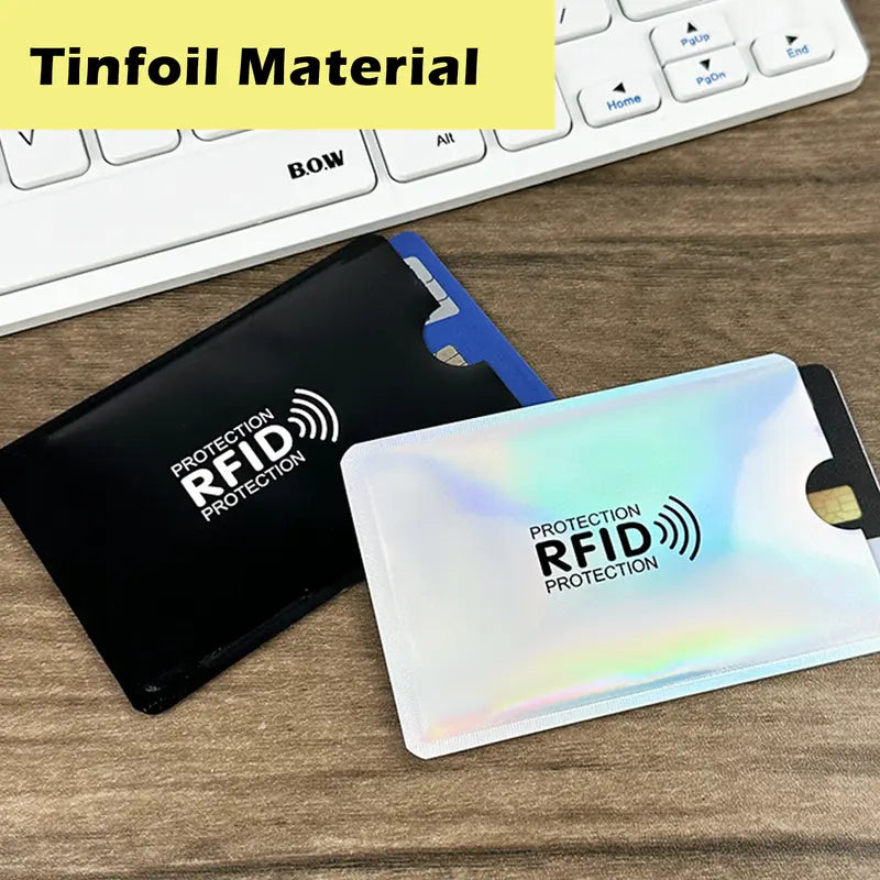 8 Counts RFID Blocking Sleeves Set -Slim and lightweight