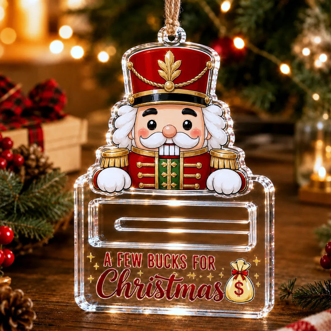 Last Day 50% OFFCrystal Acrylic Money Holder Ornament