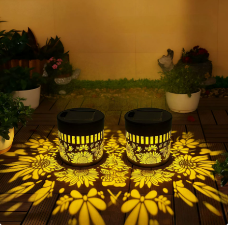 limited-time 50% OFFSolar Mandala Light – Stunning Pattern Projection, 2-in-1 Floor & Wall Design