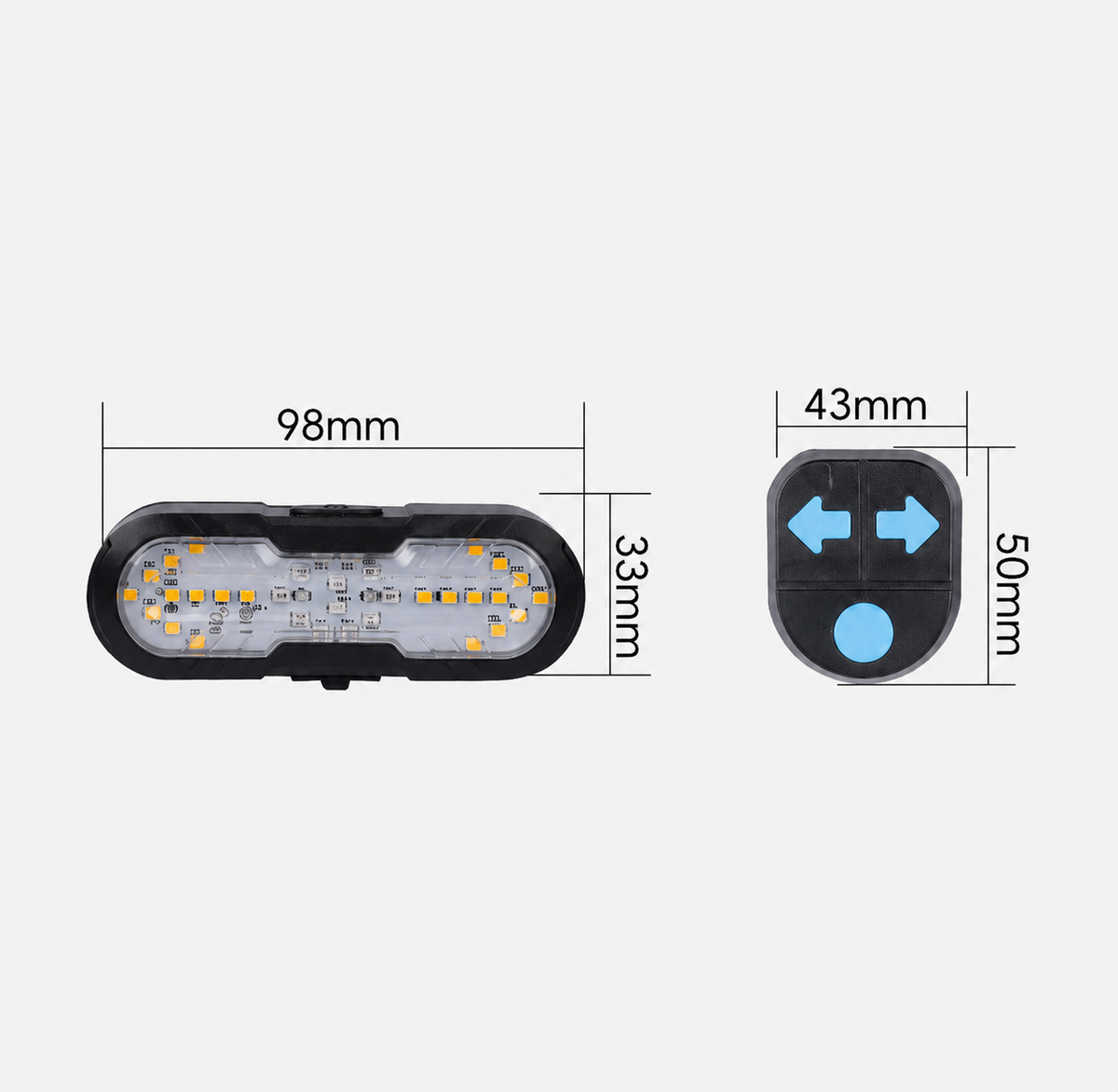 Hot Sale Ride Safer at Night with Remote Turn Signals
