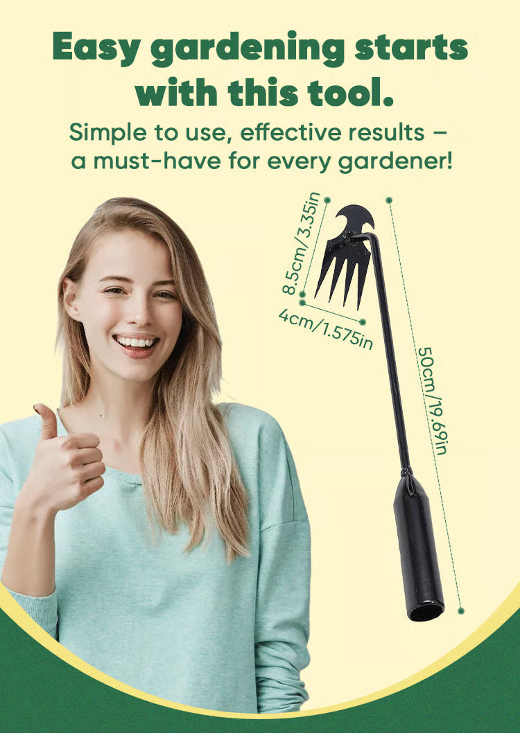 Deep-Grip Weed Puller – Fast Root Removal & Soil Cultivation