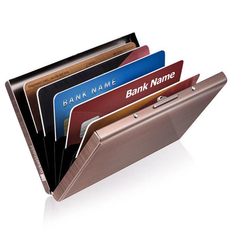 Stainless Steel RFID-Blocking Card Holder