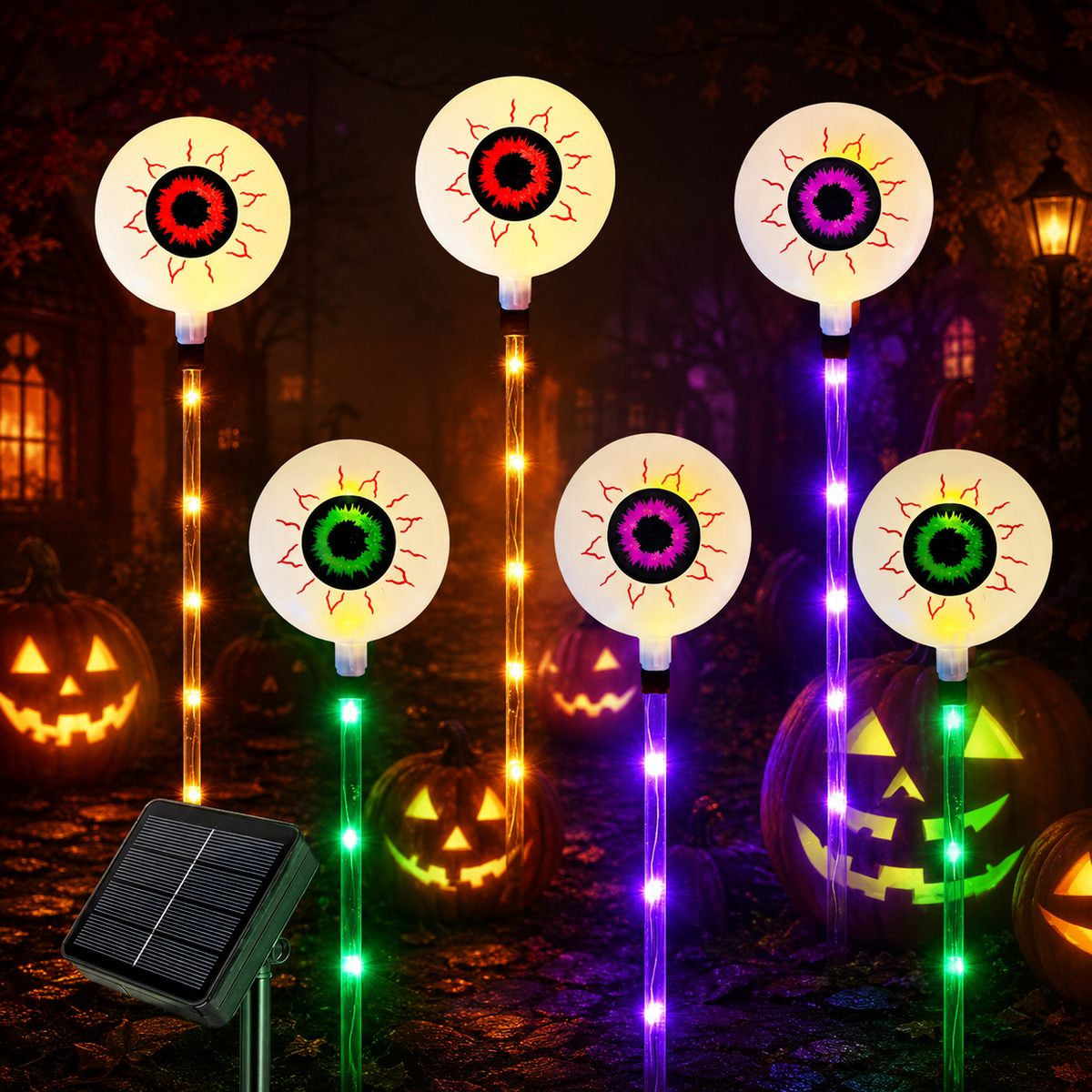 Halloween Special Offer Glowing Pumpkin, Ghost & Skull Pathway Lights