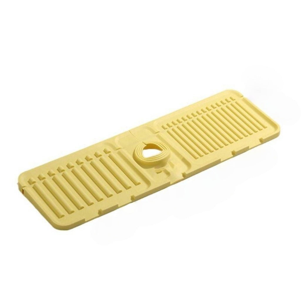 Faucet Splash Guard & Quick-Dry Draining Mat