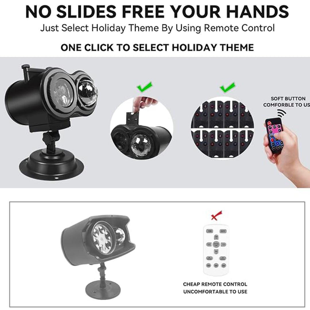 32FT HD Halloween Projector | That Disappoint Your Halloween Party | 10 Unique HD Projection Patterns