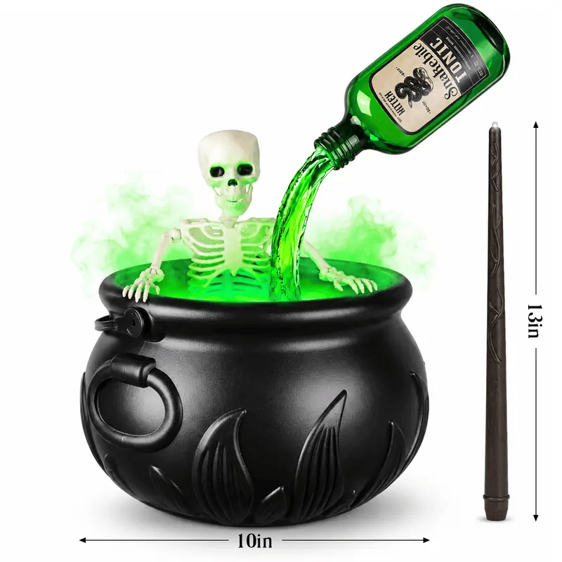 Flash SaleCauldron Halloween Decor with Magic Floating Potion Bottles and Diffuser