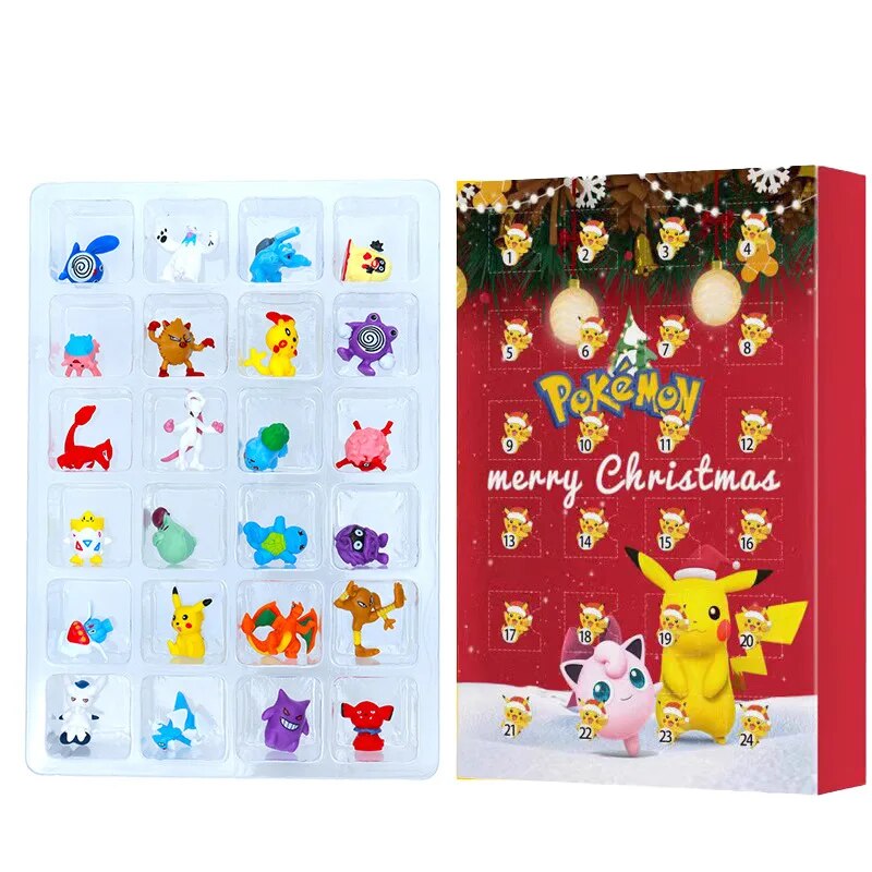 24 Pokémon Figurines & Countdown