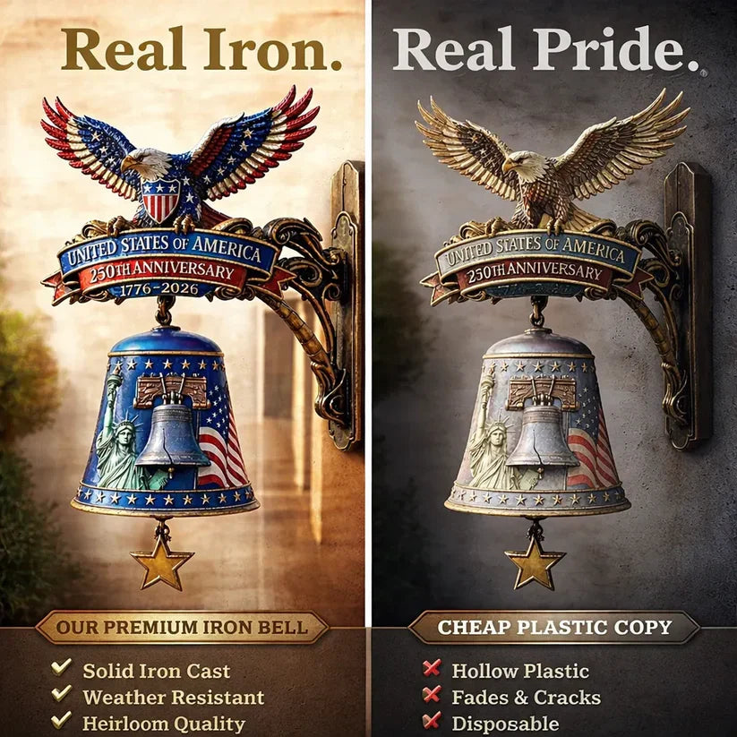 Ring in the Semiquincentennial: 1776-2026 "Spirit of Liberty" Eagle Bell
