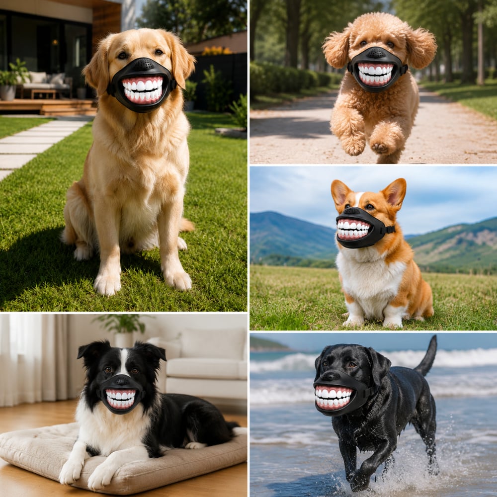 Halloween K9 Smile Muzzle