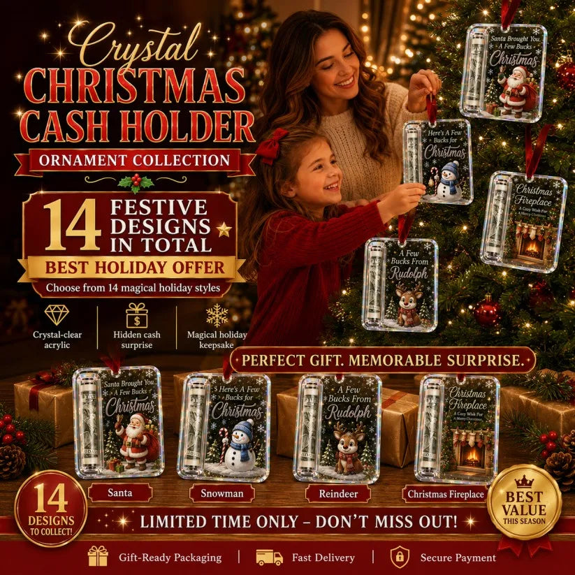 Christmas Cash Gift Ornament- Only $9.9 Per Pcs