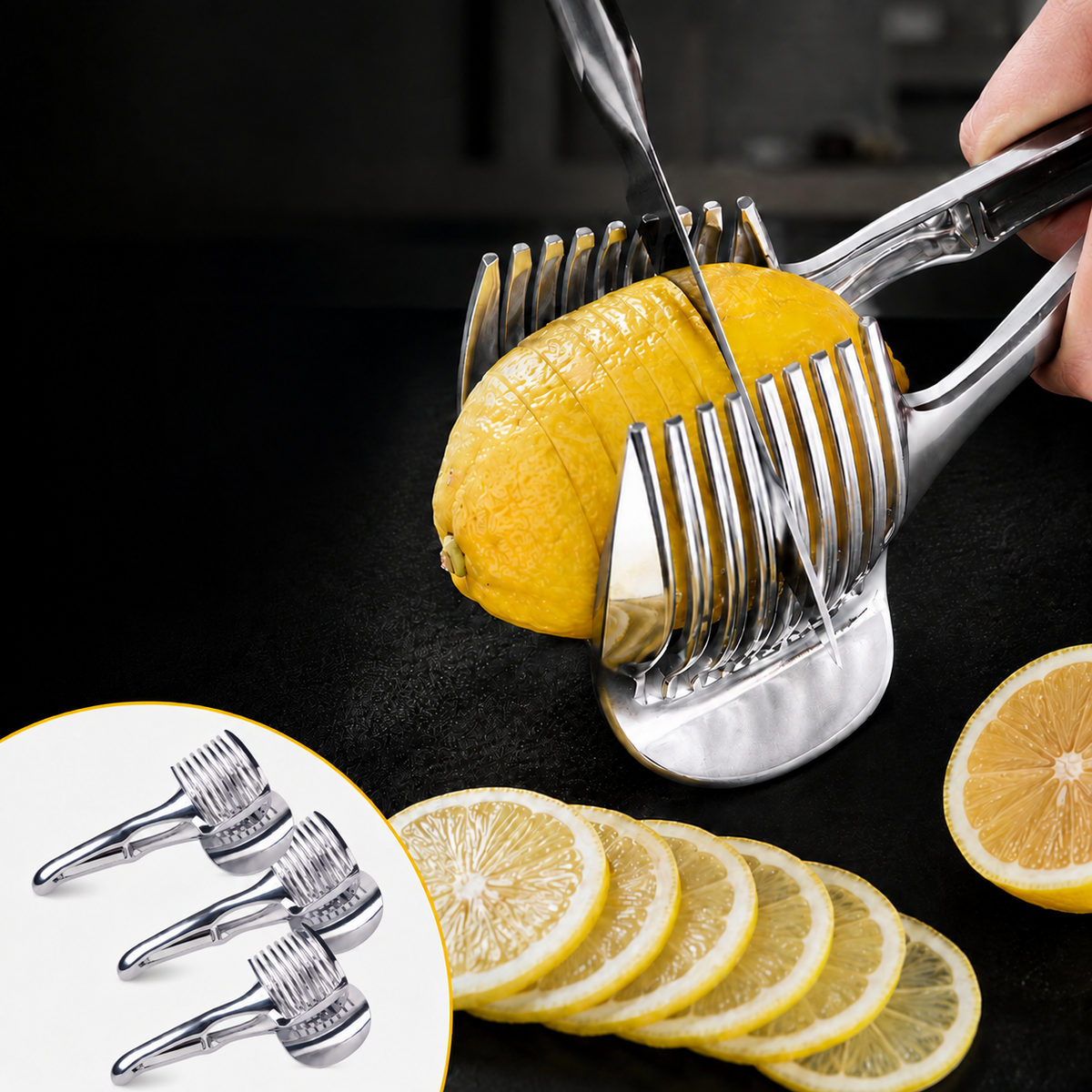 Stainless Steel Multi-functional Slicer