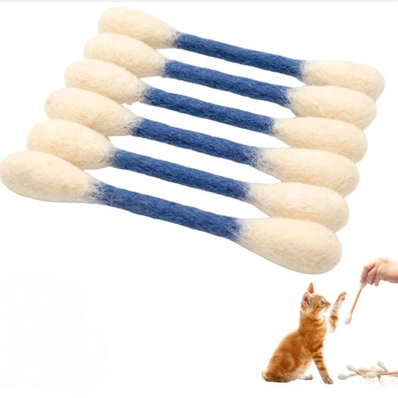 6 Pack Large Catnip Swab Interactive Toys for Indoor Cats