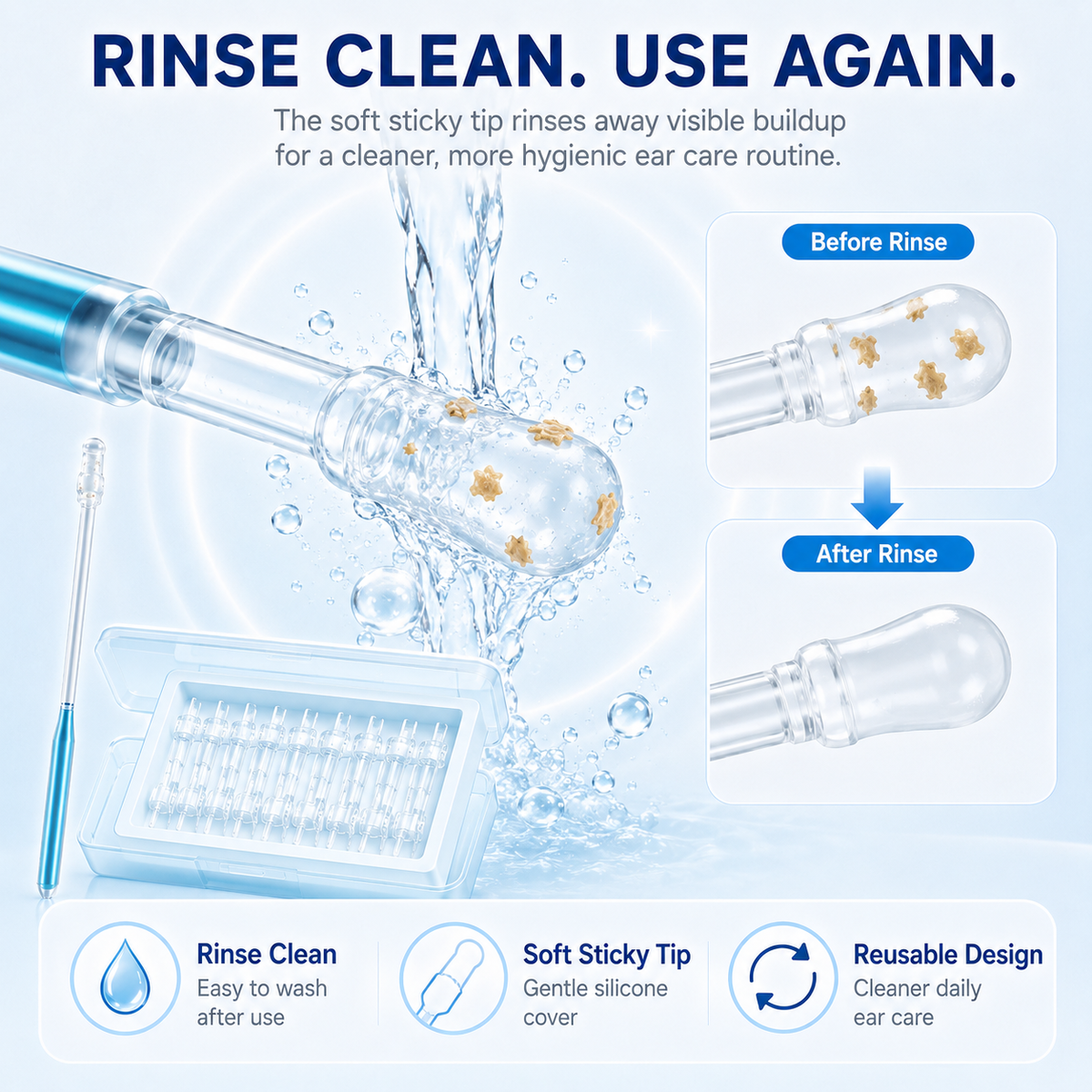 Disposable Earwax Removal Swabs