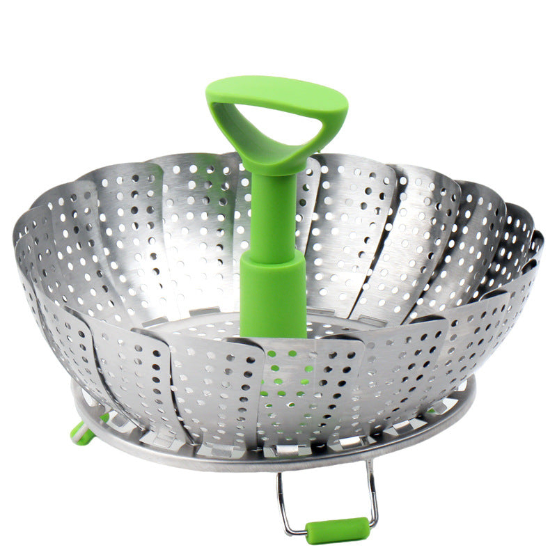 Vegetable Steamer Basket for Cooking Food, Stainless Steel Veggie Steam Basket for Pot