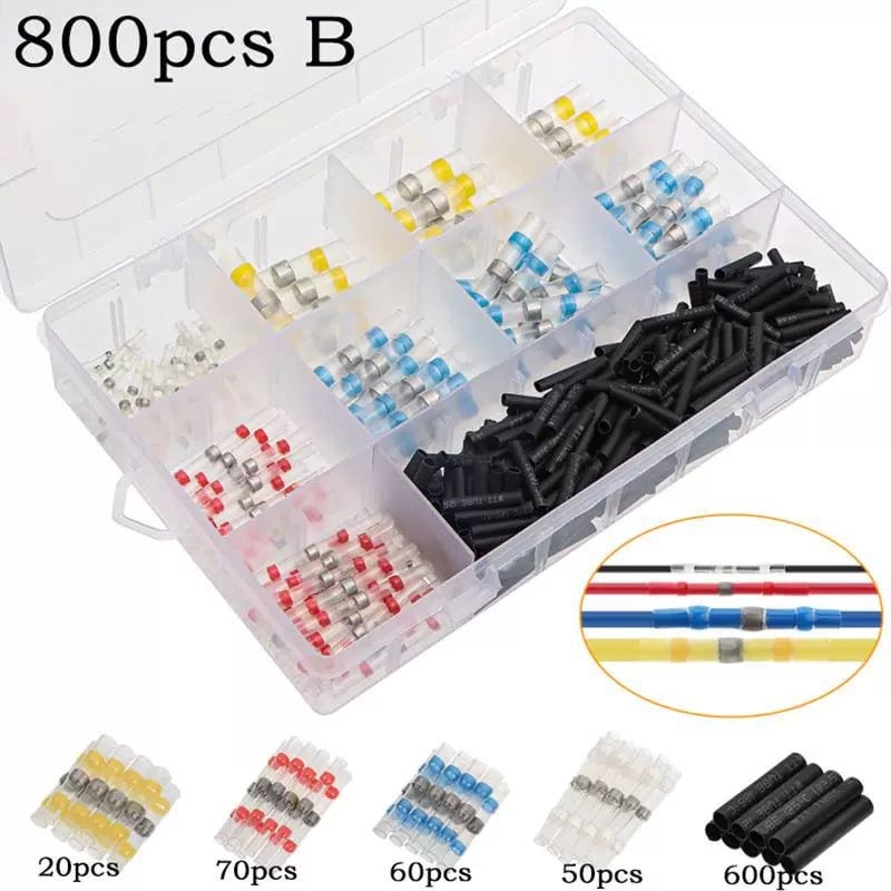 Last Day 49% OFF - 300PCS WATERPROOF SOLDER WIRE CONNECTOR KIT