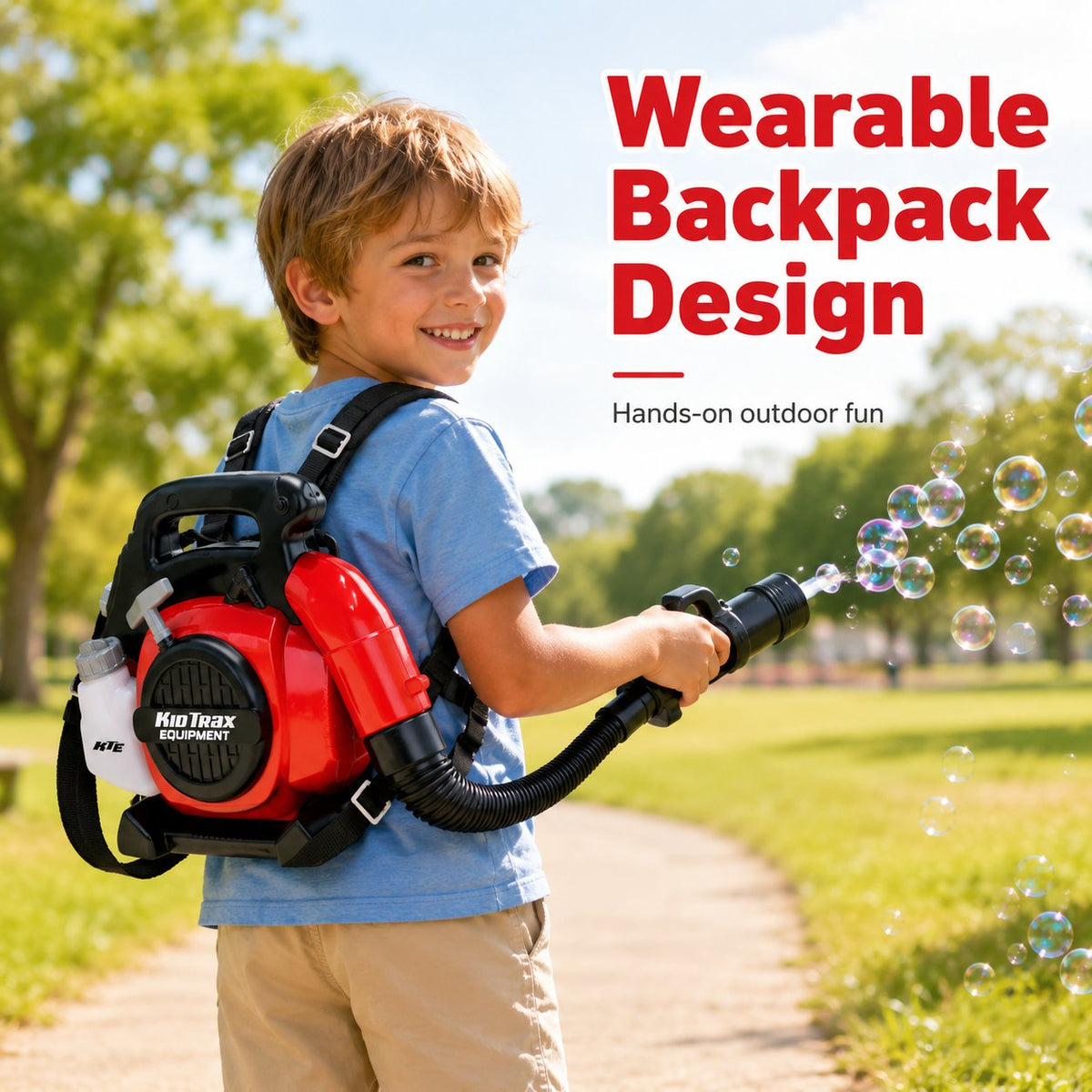 Kids Wearable Leaf Blower Backpack