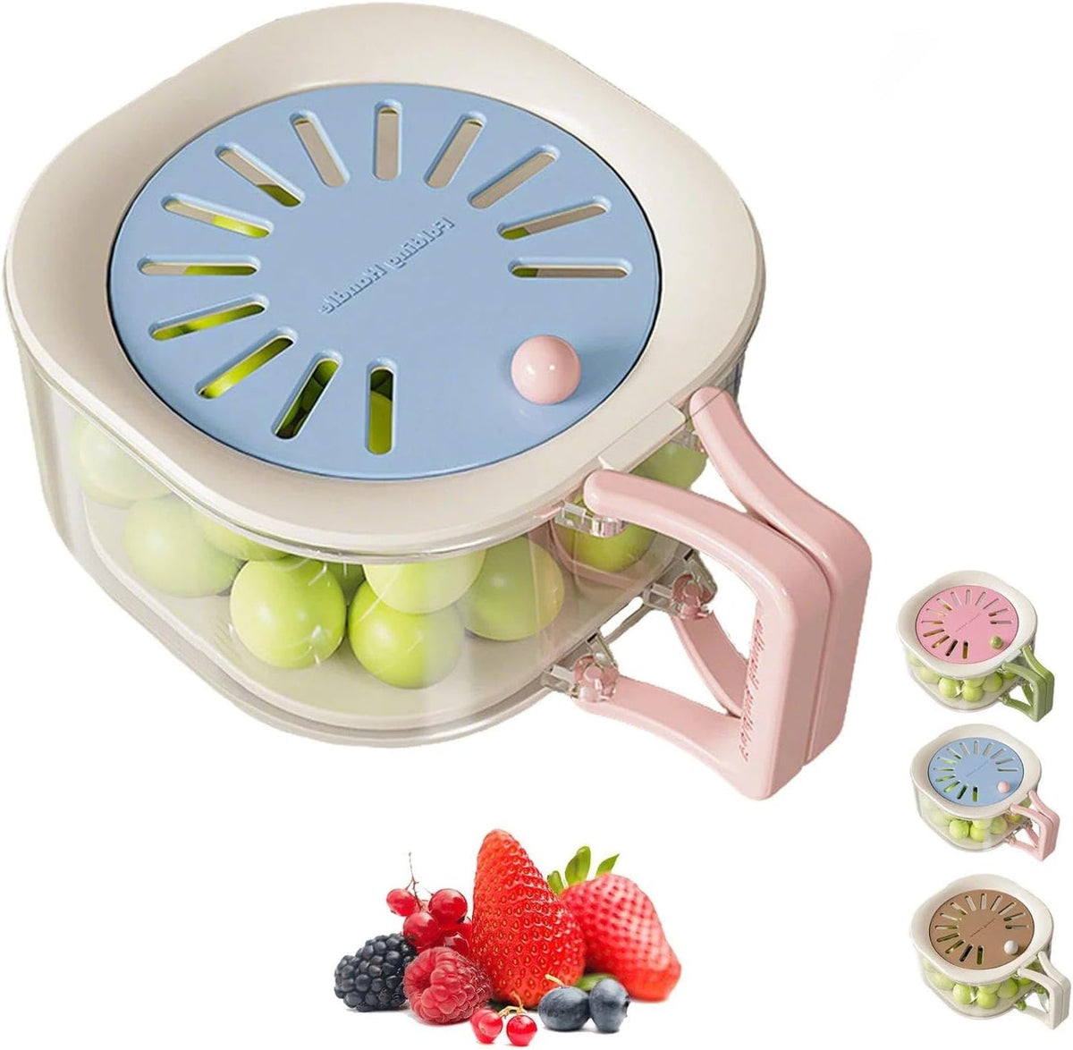 Multipurpose Fruit Colander Bowl with Drainage Lid