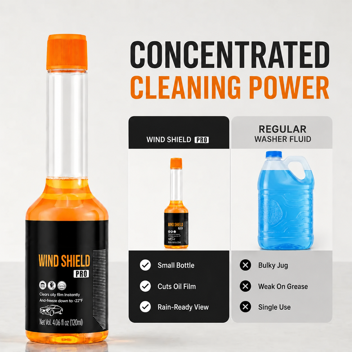 Glass Cleaner Powerful Stain Remover