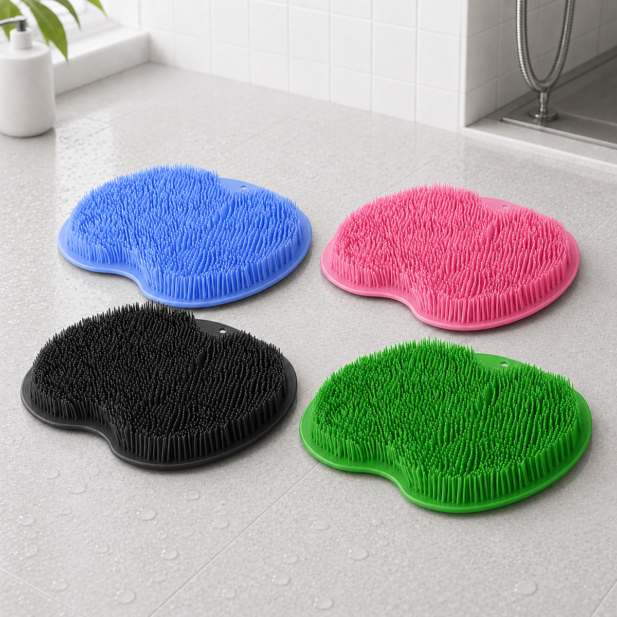 Back/Foot Shower Cleansing Brush - For Cleansing and Exfoliation