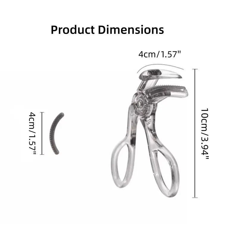 Lash Genius Wide-Angle Curler with Comb, Replaceable Silicone Pad