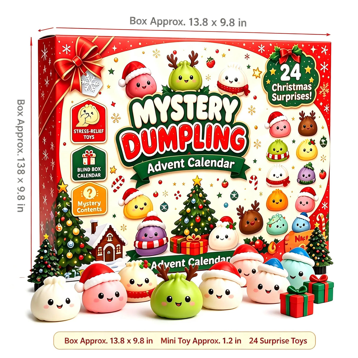 Christmas Squishy Advent Calendar 2026 Countdown Calendar