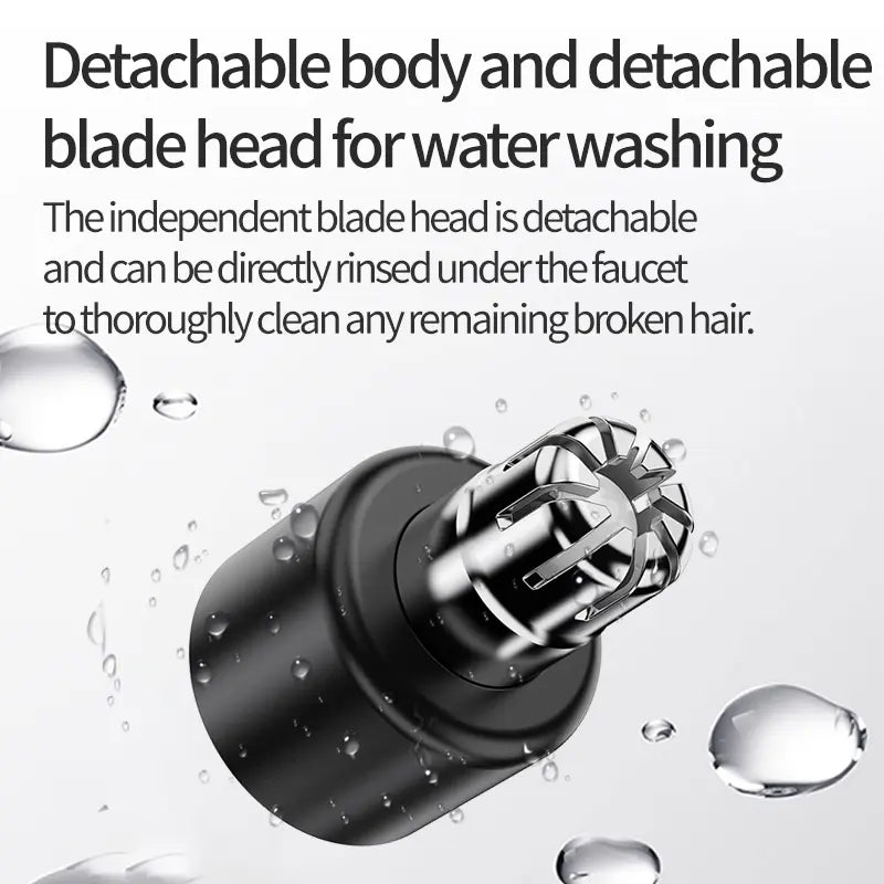 Electric Nose Hair Trimmer,Professional Painless Eyebrow & Facial Hair Trimmer for Men Women