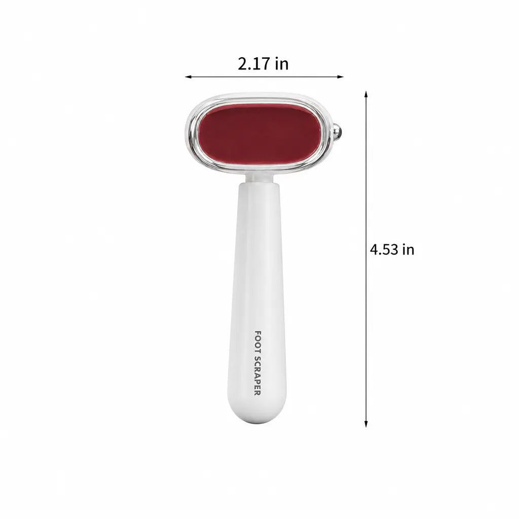 Dual‑Sided Foot Callus Remover, Replaceable Stainless Steel Blade Foot Scraper