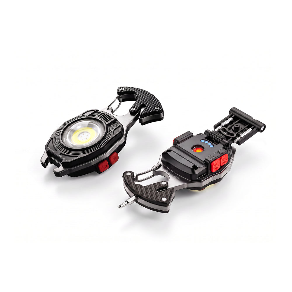 8-in-1 Multifunctional Keychain Flashlight
