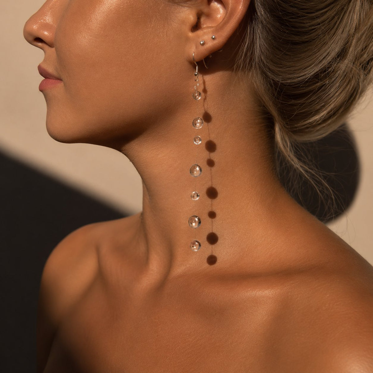 Water Drop Inspiration Series Jewelry Delicate Teardrop Design with Timeless Elegance