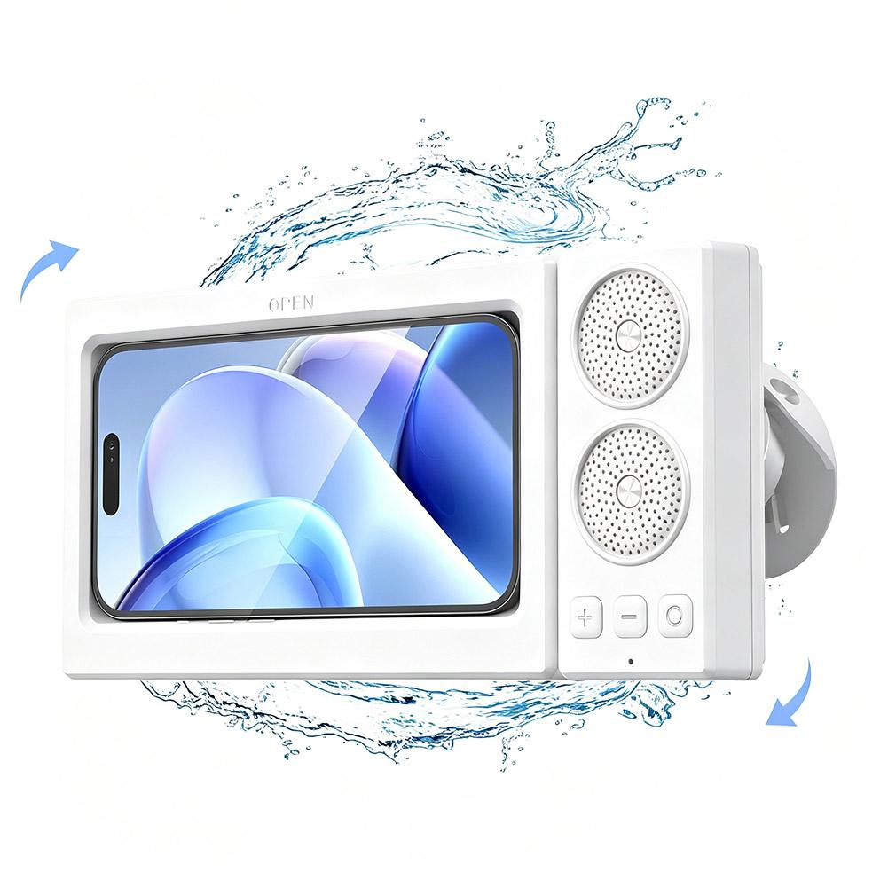 Waterproof Touch Screen Phone Bluetooth Speaker For Bathroom