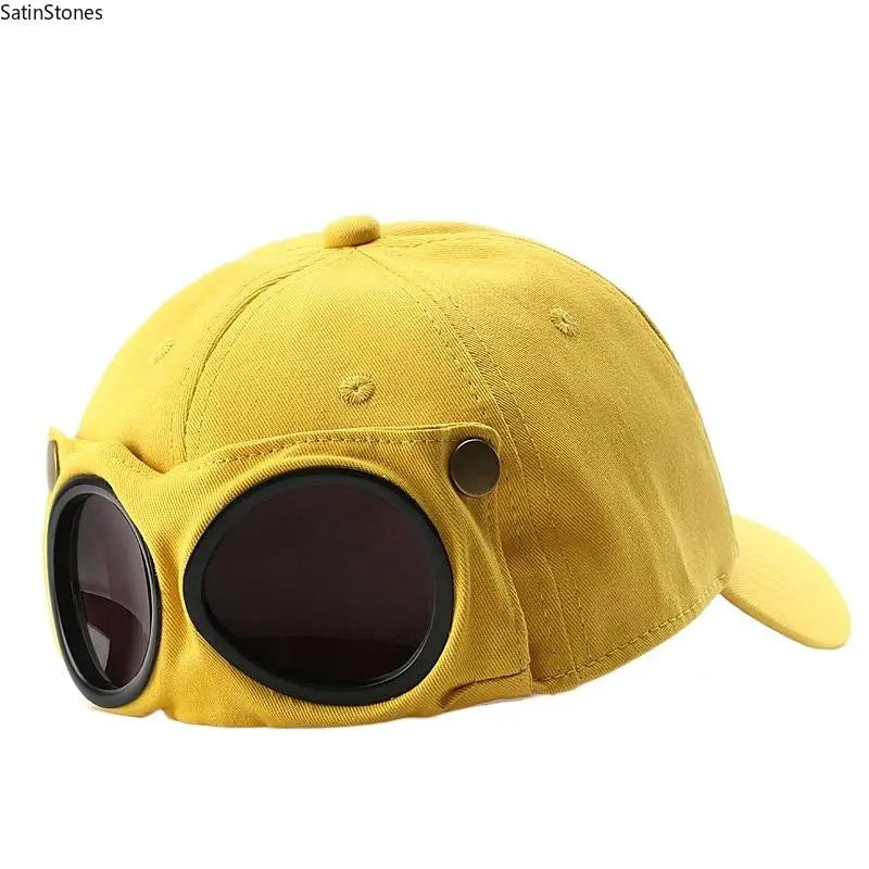 Men's Glasses-Friendly Pilot Cap