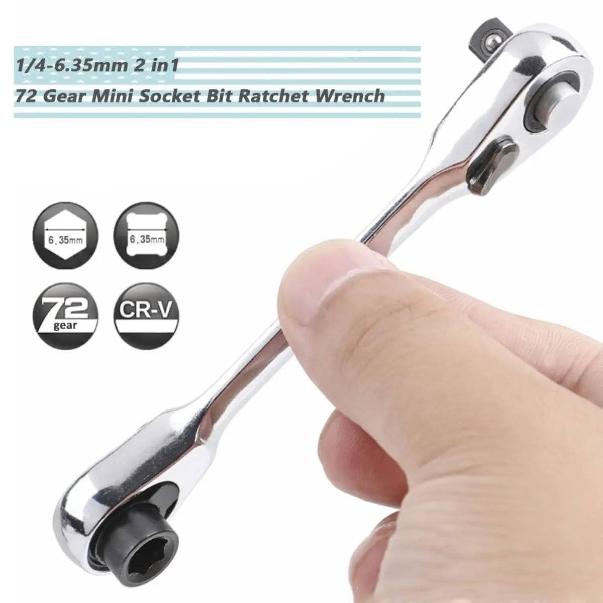 Mini Ratchet Wrench For Tight Spaces