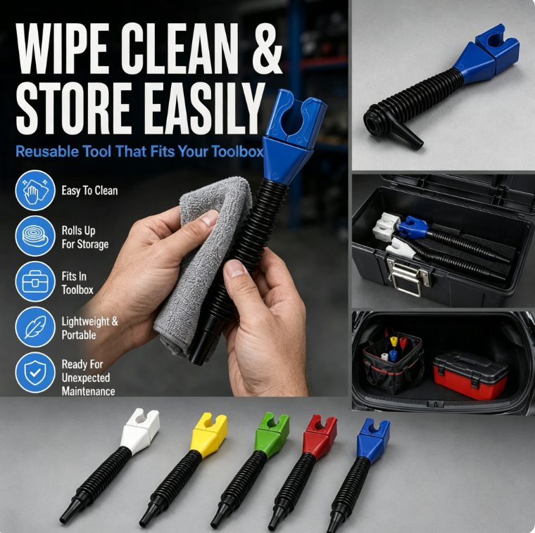 Flexible Draining Tool Snap Funnel