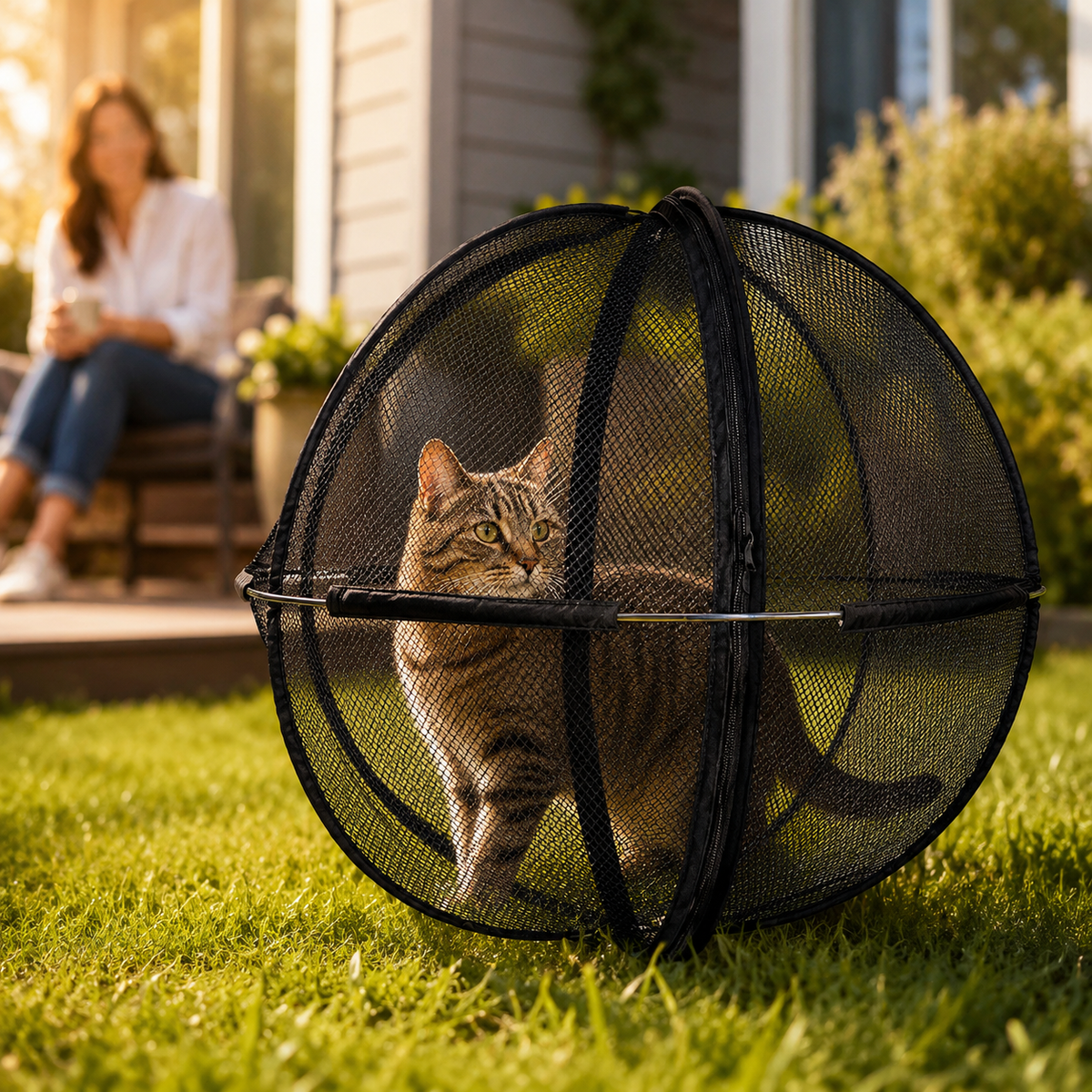 Catsphere – Mobile Outdoor Cat Enclosure