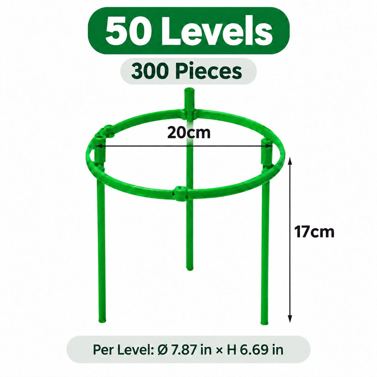 Build the Plant Support as It Grows — Modular 60-Piece Frame Kit