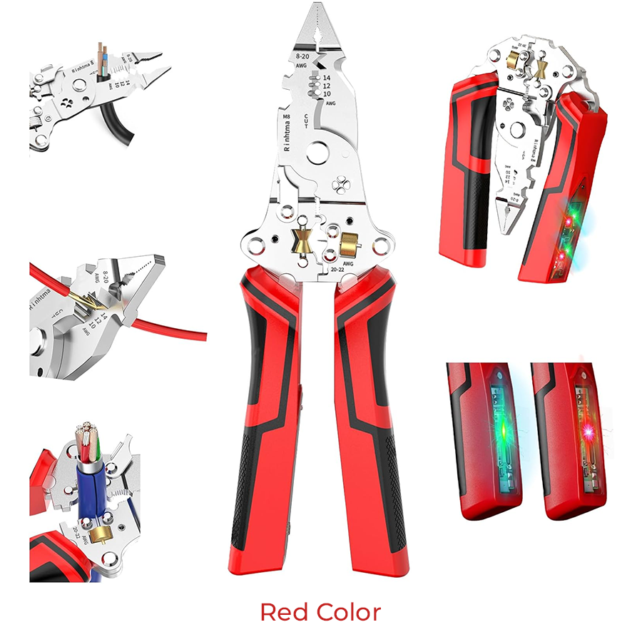 16-in-1 Electrical Pliers with Voltage Tester