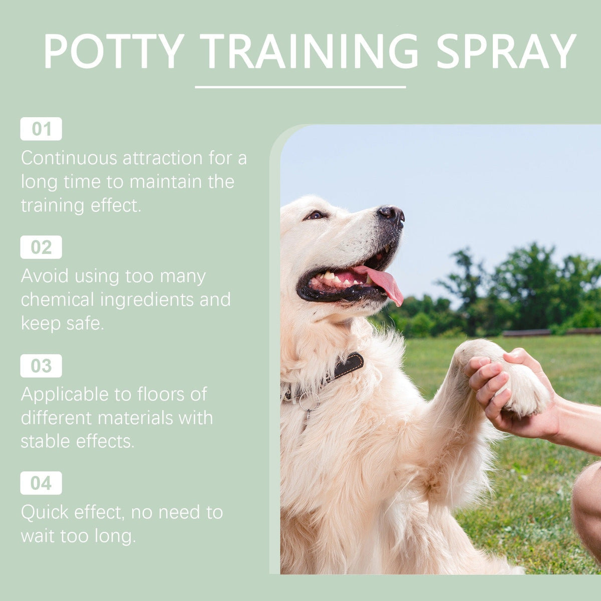 Pet Potty Training Spray for Dogs & Cats