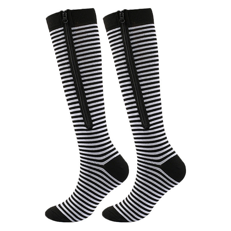 Sports Zipper Socks – Comfort, Support & Easy On/Off