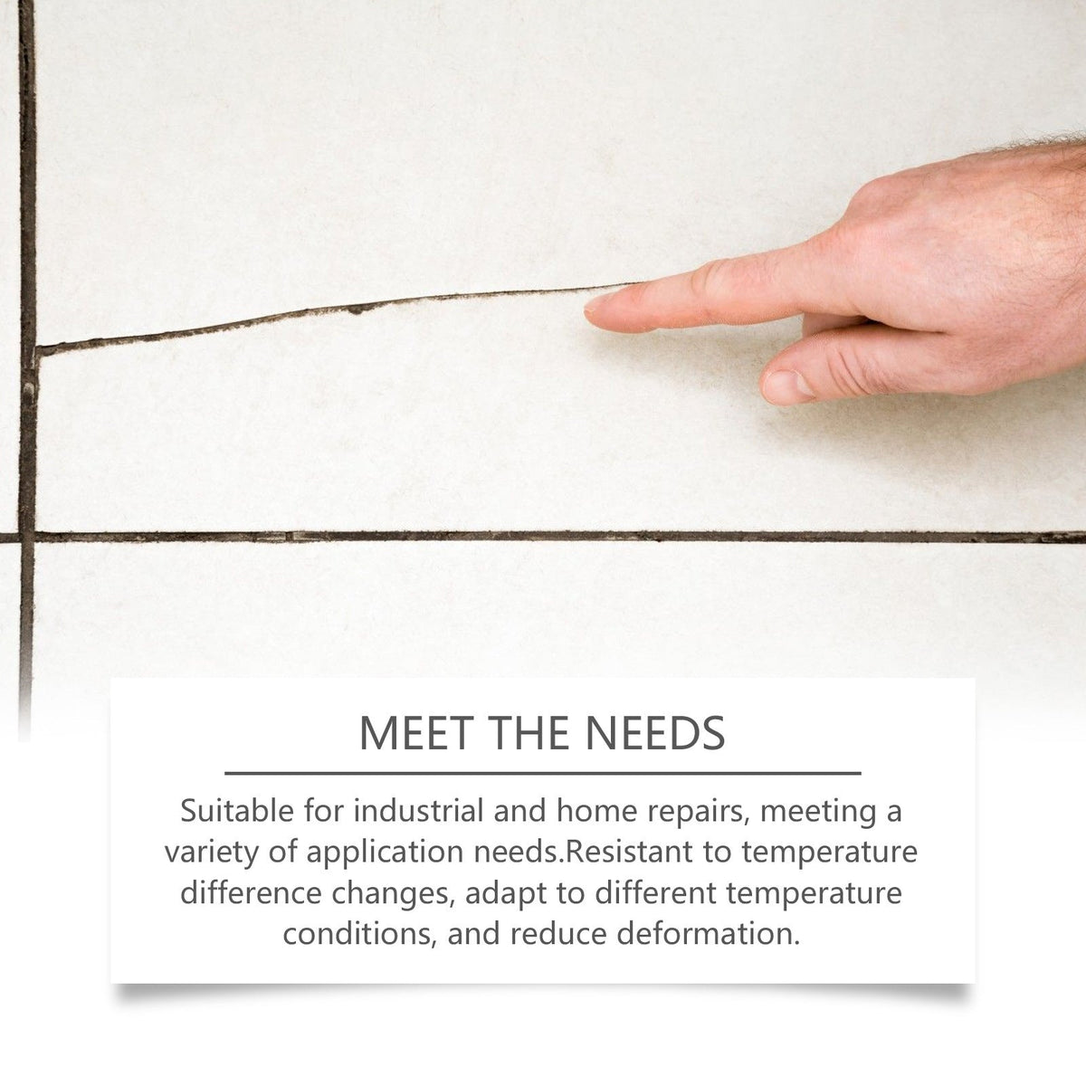 New Upgrade Tile & Stone Crack Repair Kit - Professional-Grade Filler for Sealing Gaps, Waterproof & Color-Matching Formula
