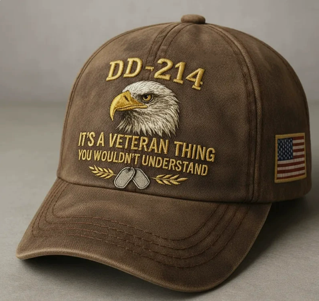 Last Day 49% OFFDD-214 Veteran 3D Embroidered Cap