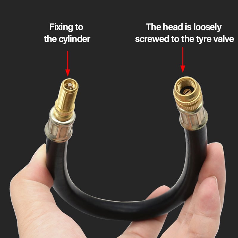 Garage Essential Universal Flexible Tire Valve Extenders for Car, Motorcycle, RV, Truck, Bike, Scooter