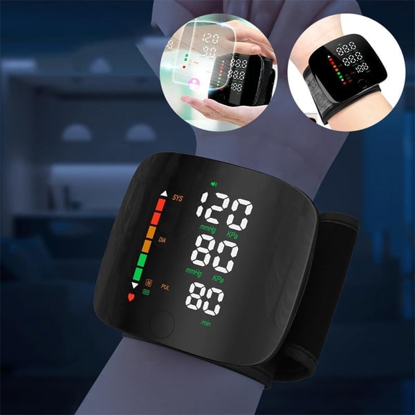 Automatic Wrist Blood Pressure Monitor, Accurate Health Monitoring