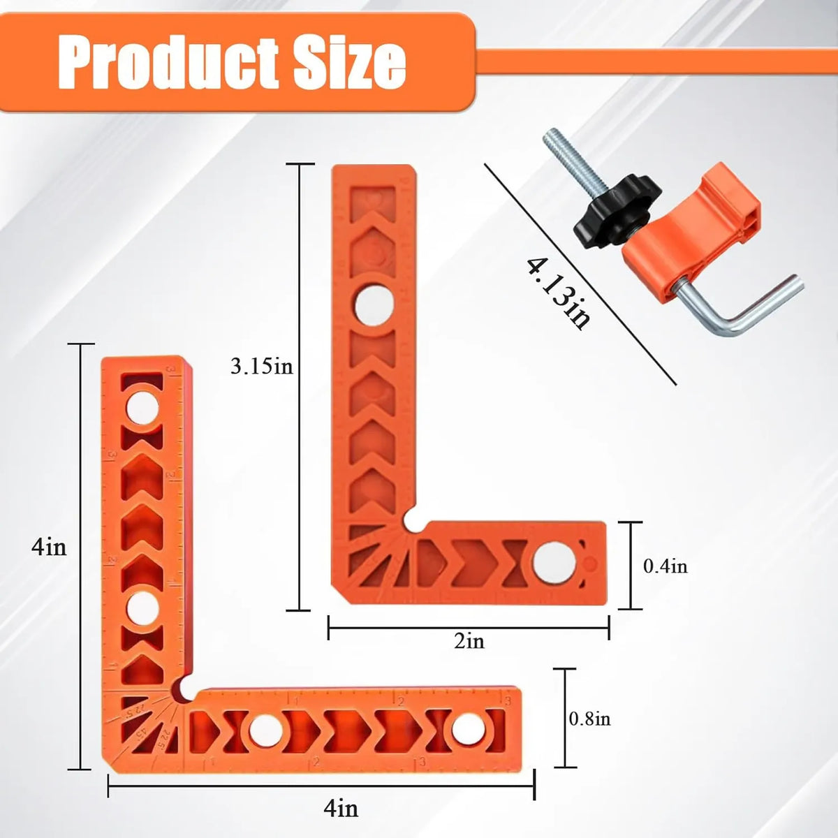 Perfect 90° Corners Made Easy – Professional Corner Clamp & Positioning Jig Set for Woodworking