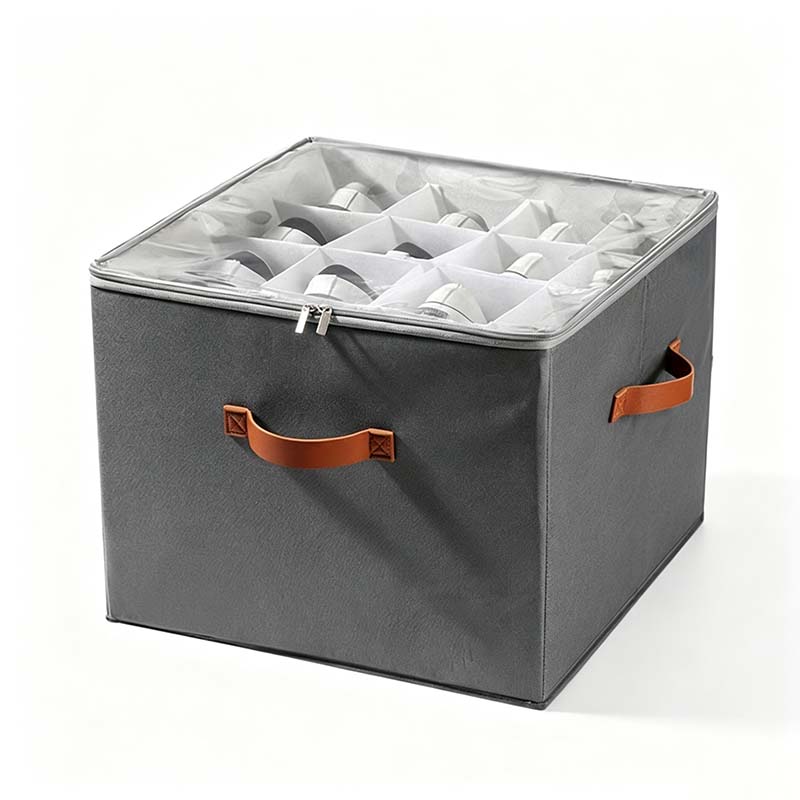 Foldable Shoe Organizer for Closet with Clear Cover