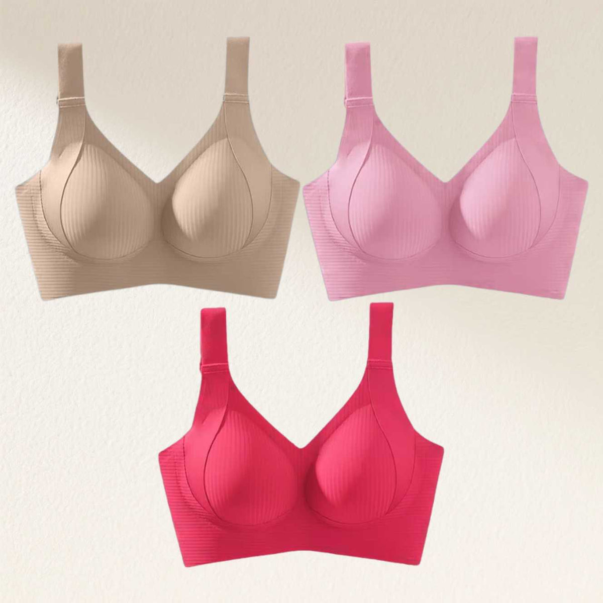 Buy 1 Get 3 Packs Super firming bra | Wire-free bra No more sagging breasts (3-Pack Value Set)