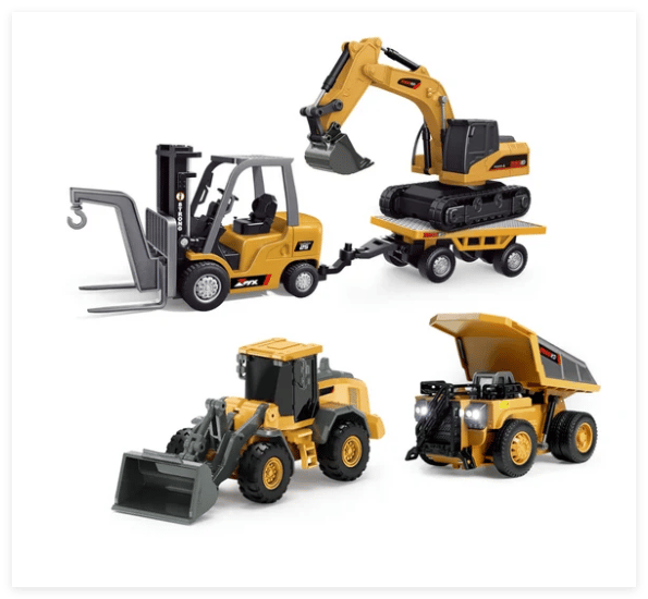1:64 Premium Alloy Mini RC Construction Set