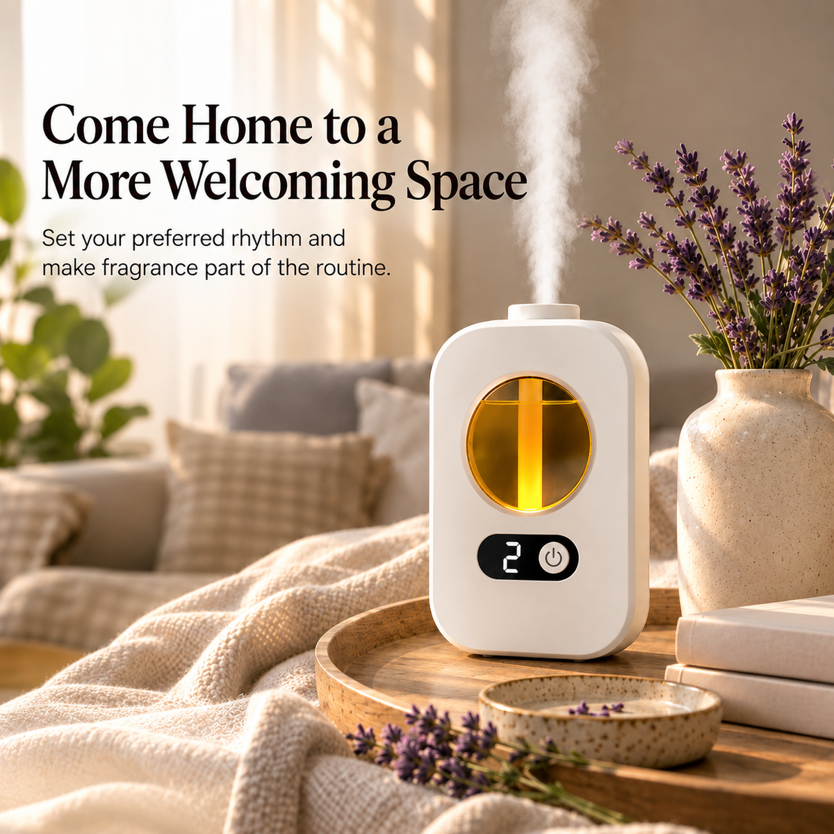 Automatic Fragrance Diffuser — Rechargeable Timed Spray