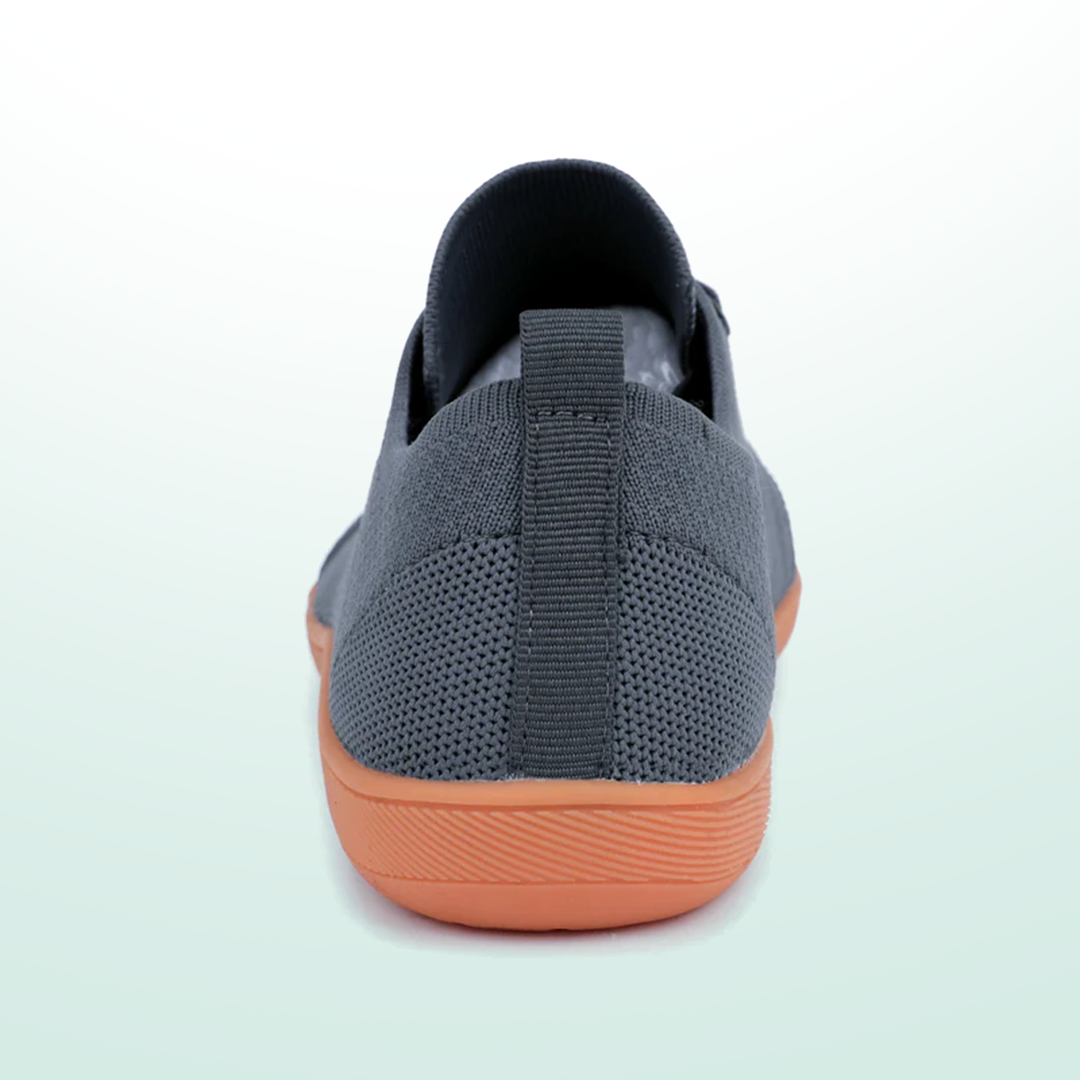 Mobivio Daily Knit Barefoot Shoes - Dark Grey Gum