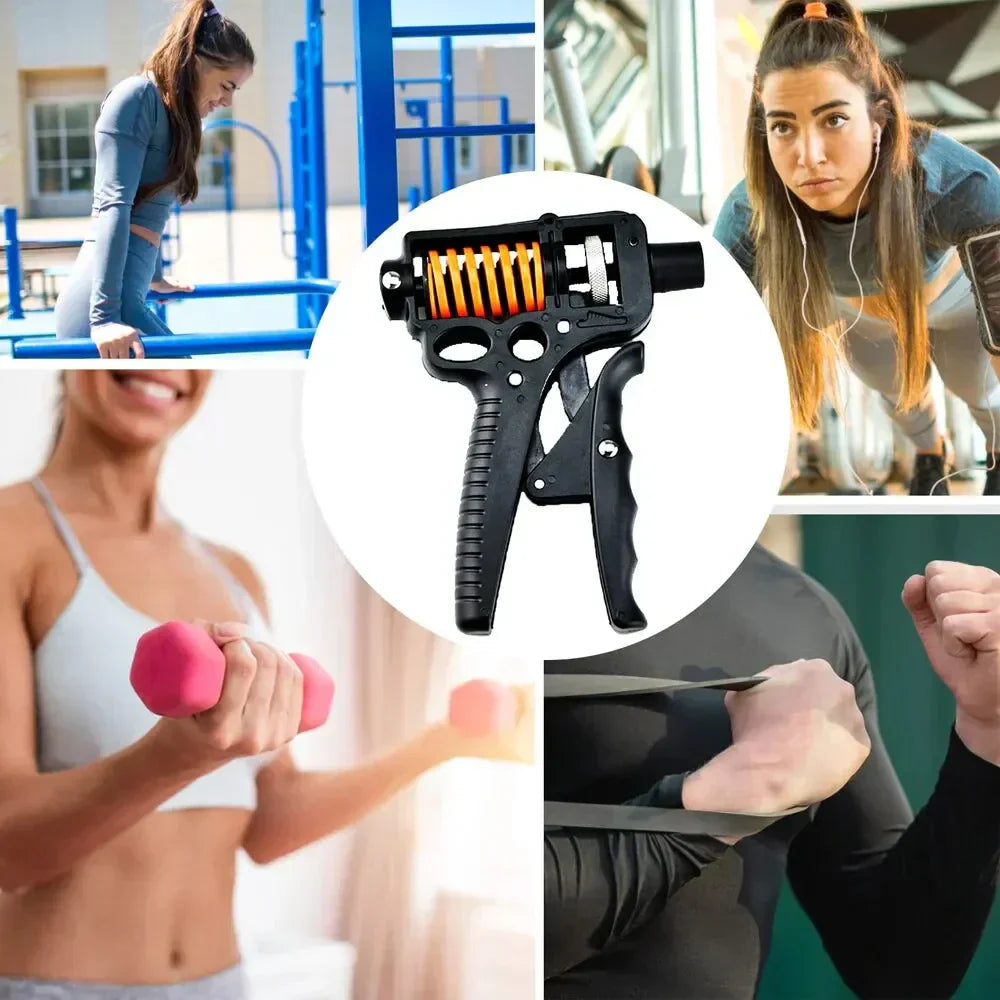 Davy | Adjustable 5-165kg Heavy Grip Strengthener - Finger Expander for Arm, Wrist, and Forearm Training